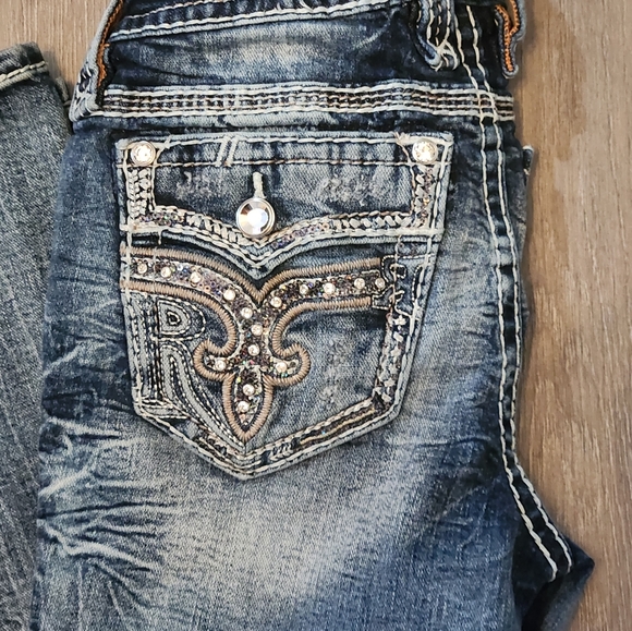 Rock Revival Midrise Boot cut jeans size 25 - Picture 3 of 5